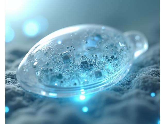 Représentation d'un dispositif médical implantable miniature avec des circuits électroniques.