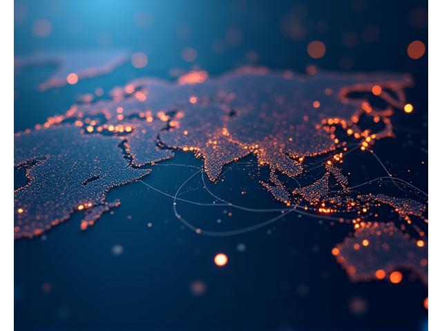 Logistique et gestion de chaîne d'approvisionnement électronique schématisée