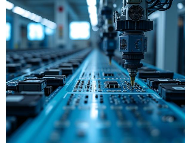 Chaîne de production moderne de cartes électroniques chez Cygnus Electronics