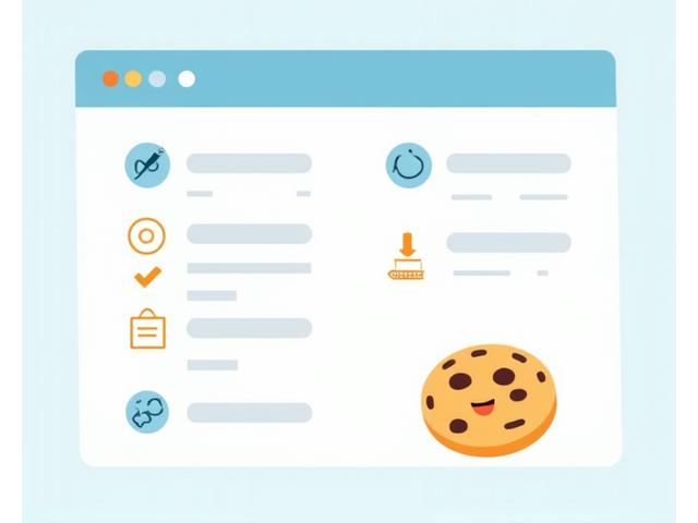Illustration d'une fenêtre de gestion de consentement aux cookies avec des options à cocher.